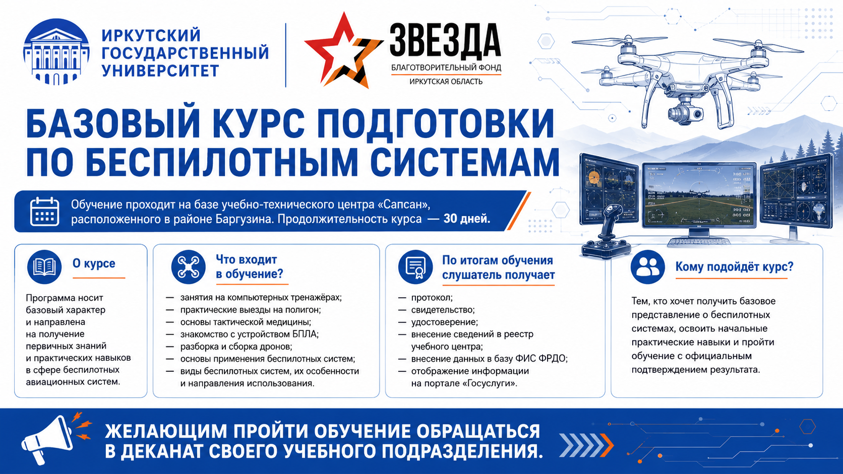 Обучение БПЛА